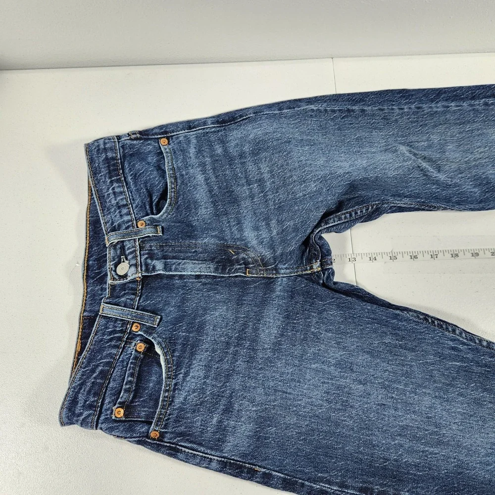 Levis 512 Slim Taper‎ Jeans Mens 29x30 Dark Wash Blue Stretch Denim